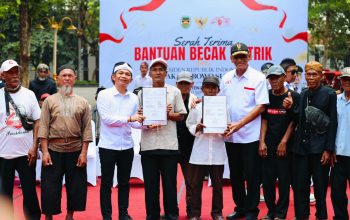 BPJS Ketenagakerjaan Siap Lindungi 100 Pengayuh Becak Listrik di Purwakarta